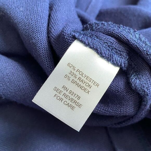 Workshop Republic Short Sleeve Thin Hooded Shirt Blue New Womens Stretch Medium - Picture 10 of 11